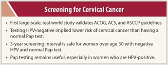 Screening for Cervical Cancer