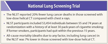 National Lung Screening Trial