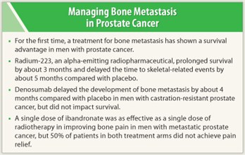 Managing Bone Metastasis in Prostate Cancer